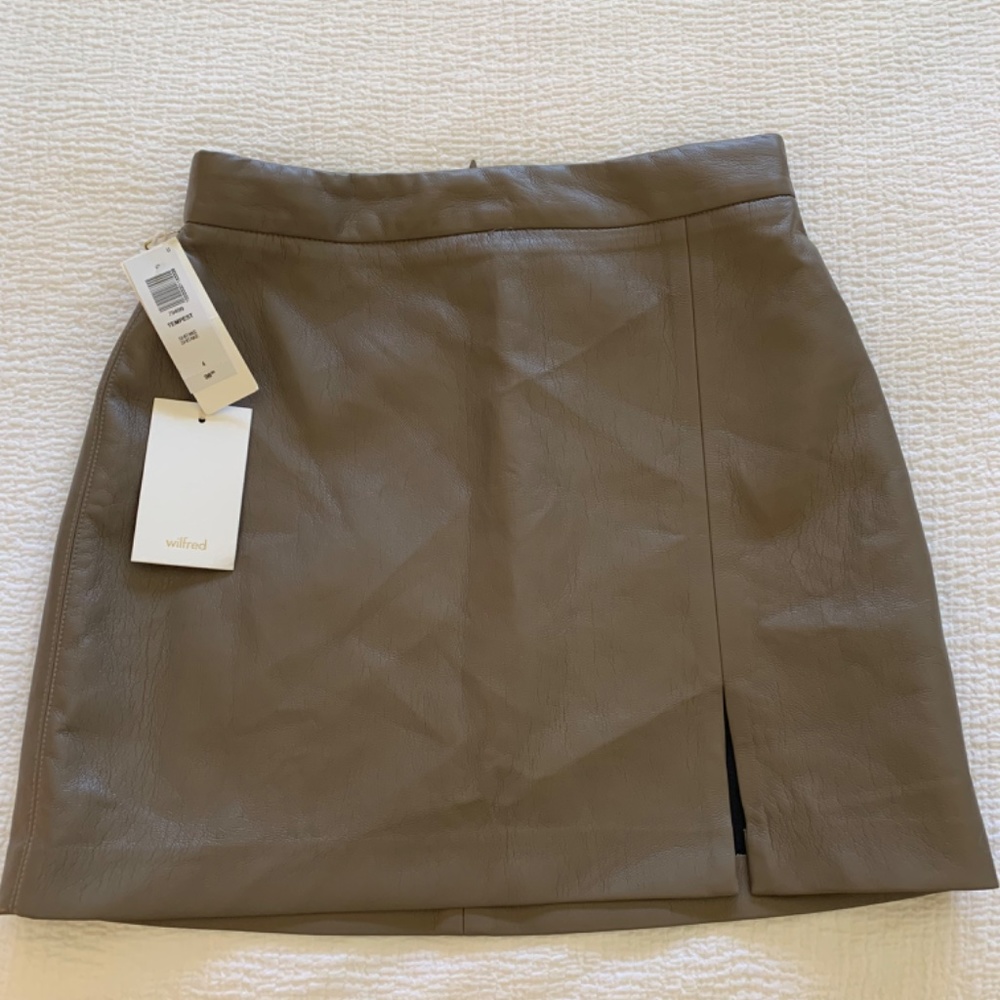 Wilfred Vegan Leather Tempest Skirt